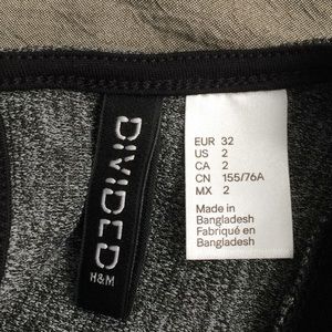 Black form fitting dress